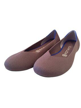 Rothy’s Flat Mink size 8.5 Gray Mauve Round Toe NWOB